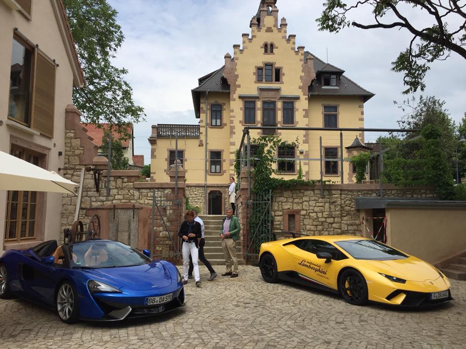 The Luxury Network Germany Luxury Sports Car Spring Drive to Wine Street