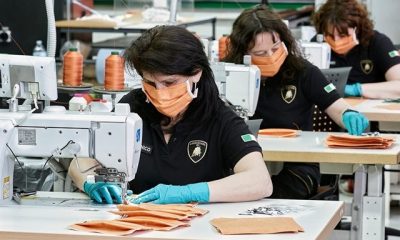 Lamborghini Produces Surgical Masks And Medical Shields in Response to COVID-19