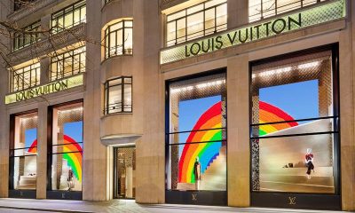 Louis Vuitton Unveils Rainbow-Themed Window Displays Across the World