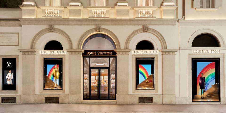 Louis Vuitton The Rainbow Project Window Designs