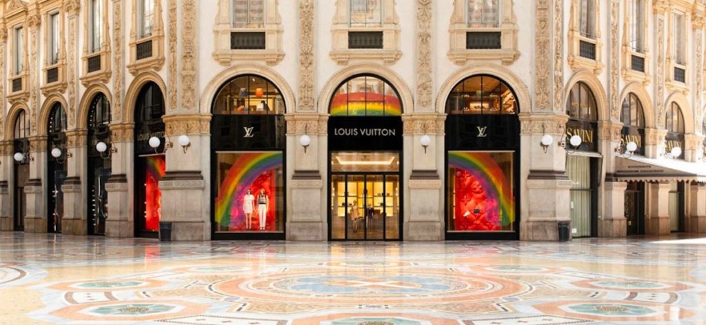 Louis Vuitton Rainbow Window Project - The Luxury Network