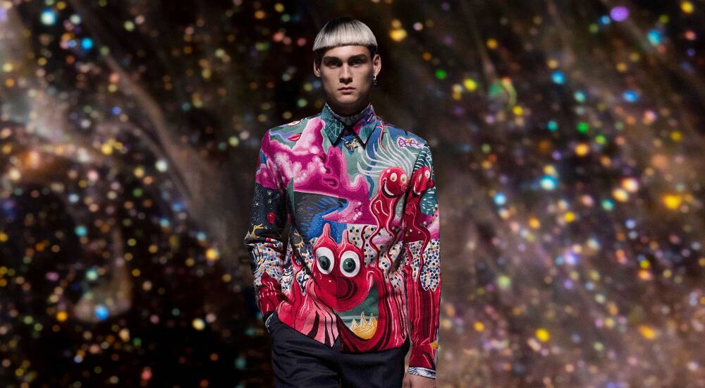 Dior Men’s Embarks on Intergalactic Journey with Artistic Director Kim Jones and Contemporary Artist Kenny Scharf