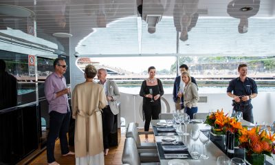 The Luxury Network Australia Member Superyacht Sahana Host a day on Sydney Harbour