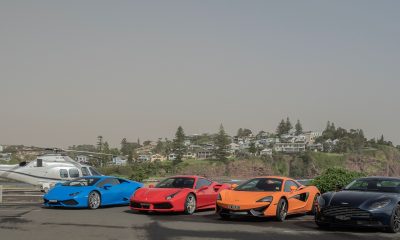 Limousines, helicopters and supercars