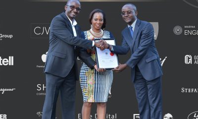 Titus of Africabs Platinum receives certificate